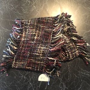 Multicolor knitted scarf, eco friendly ♻️